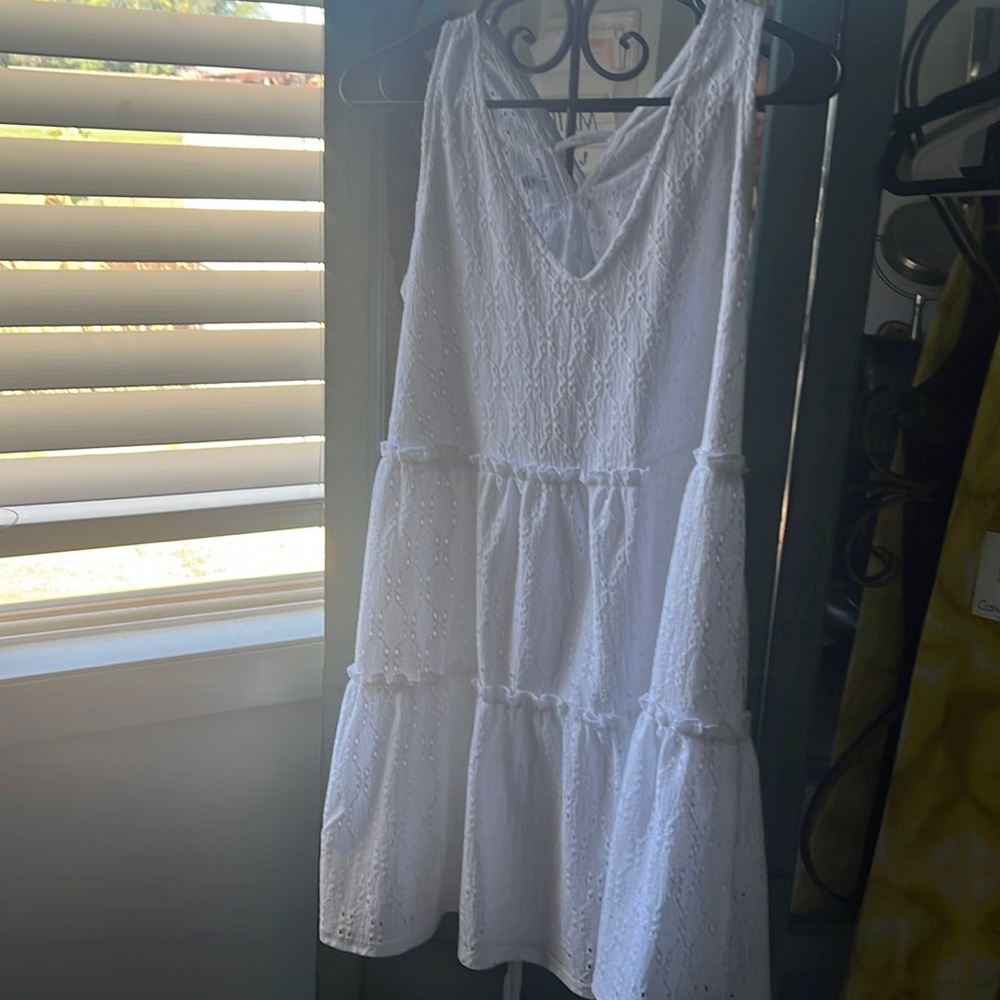 Beautiful white summer dress